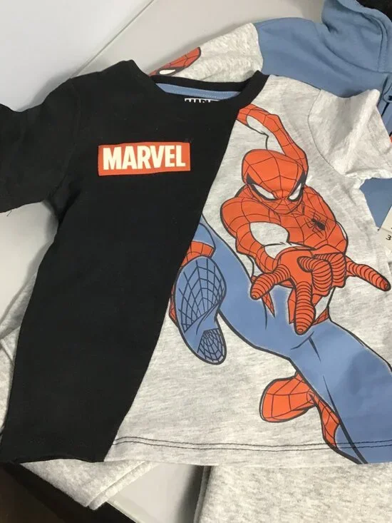 Marvel Spider-man Kids 3-piece Full Zip Lounge Set Size 3T - Picture 3 of 10